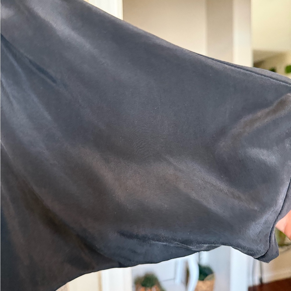 Large Hayden Harnett black silk dress. - Picture 5 of 11
